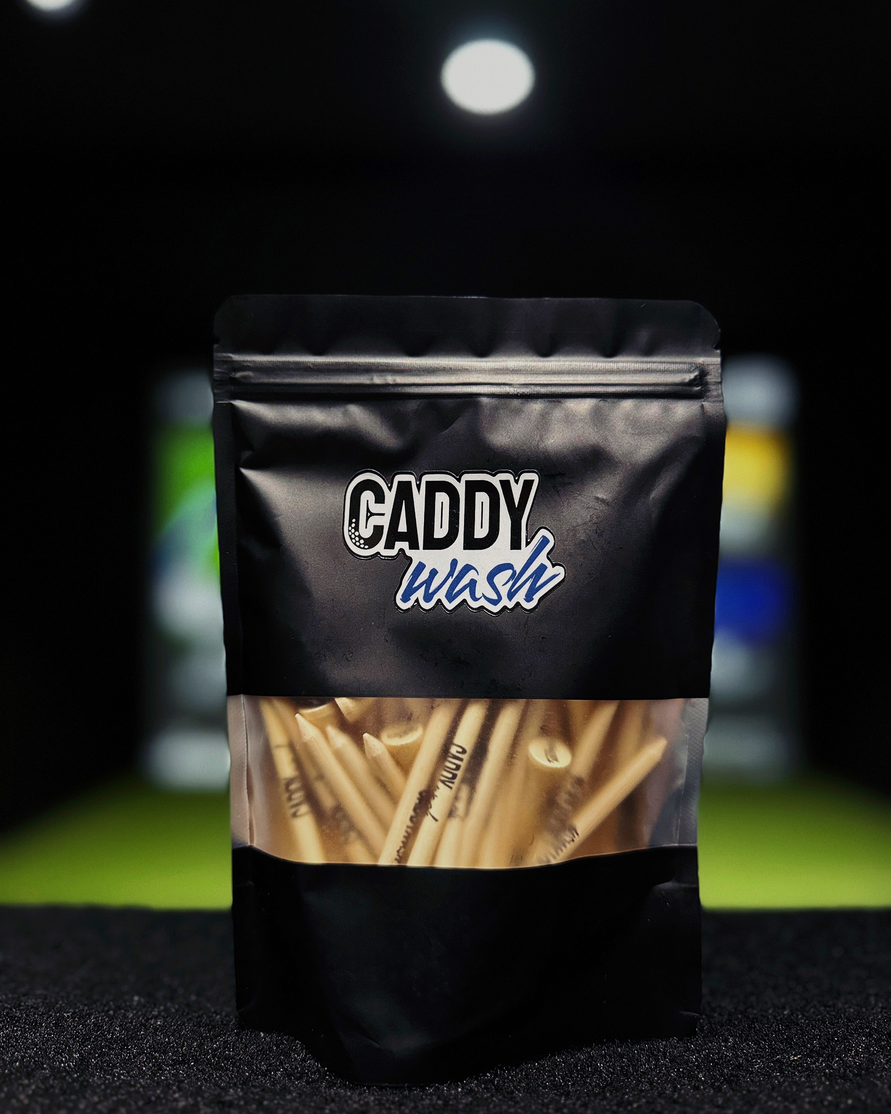 CaddyWash Sustainable Premium Bamboo Golf Tees - 50 x 83mm